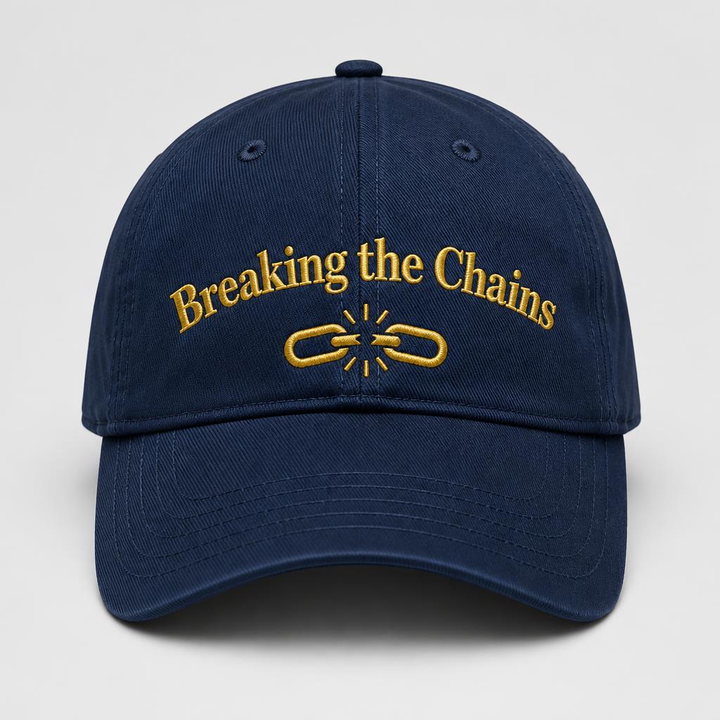 Breaking the Chains baseball cap in Navy