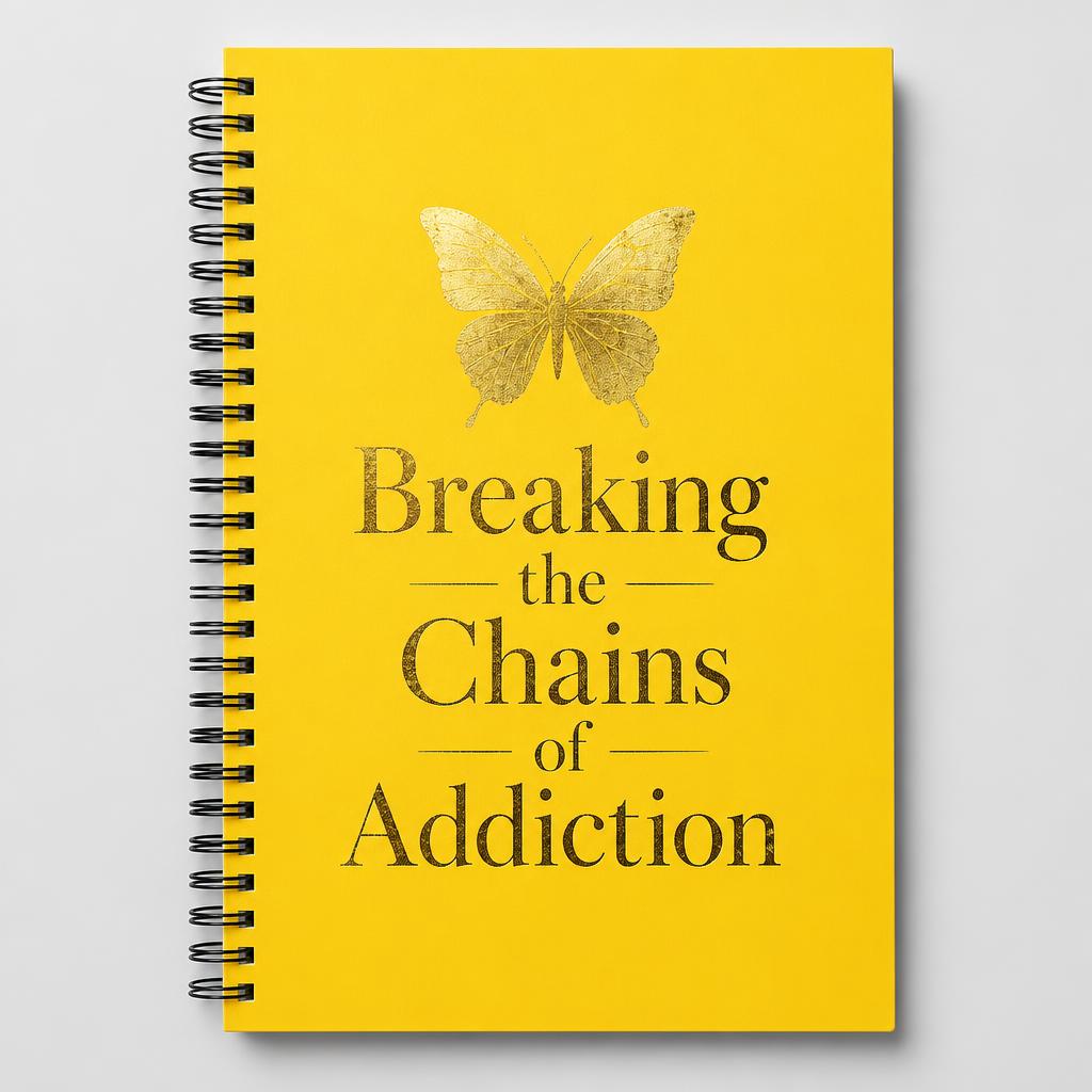 Golden Yellow Spiral Notepad